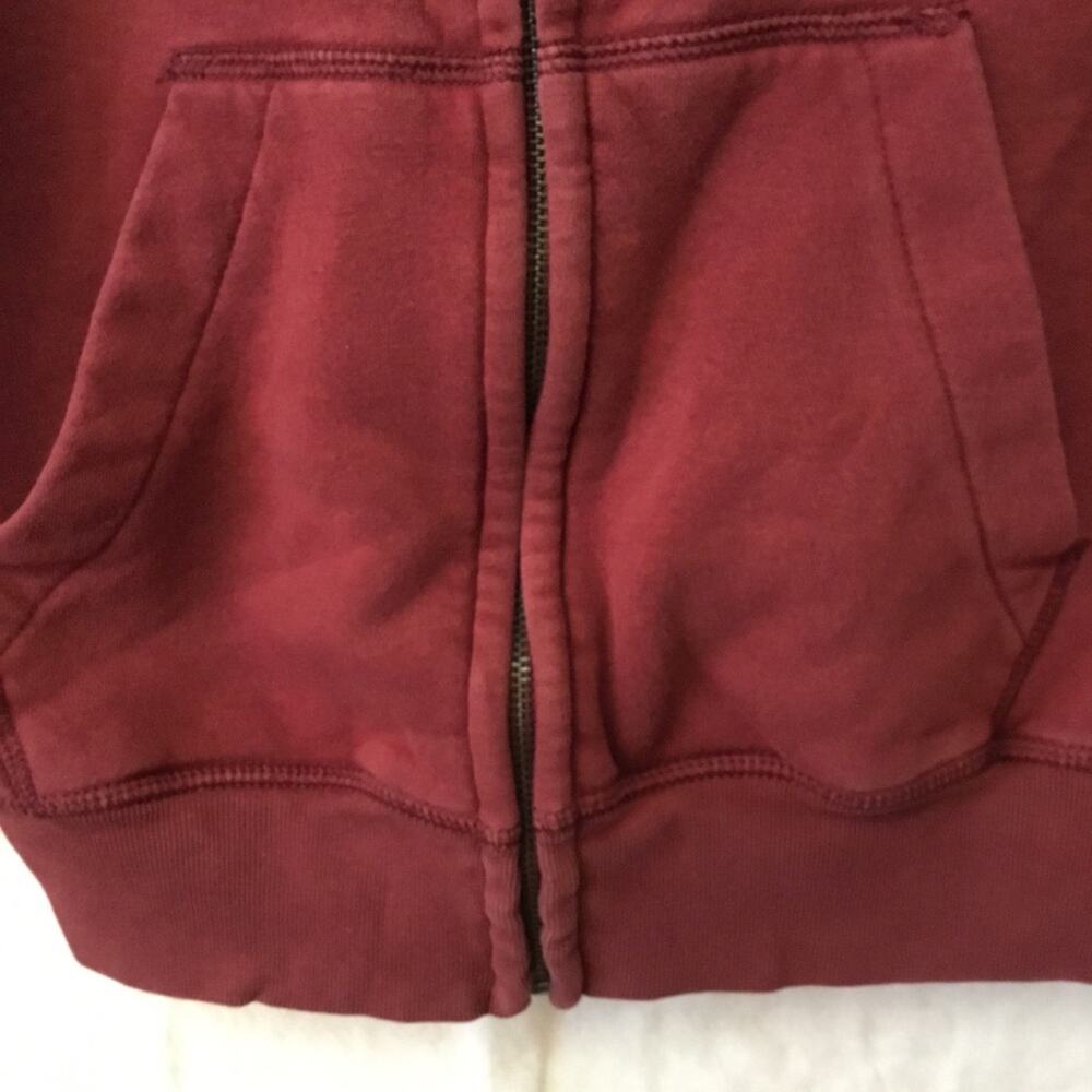H&M Burgundy Zip-Up Hoodie - Picture 4 of 14